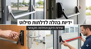 מנעולן בדרום מגיע לקריאה בכביש המהיר בנגב עם ניידת שירות מאובזרת